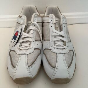 Vtg Nwt Champion Women’s Athletic Shoes Sneakers White Tan 10 W